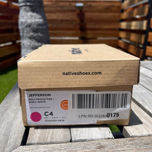 Native Shoes Jefferson Hollywood Pink Toddler - Picture 4 of 4